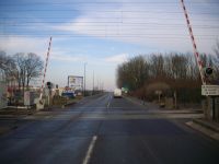 LEVEL CROSSING IN LAGNY LE SEC IN FRANCE