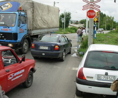 Level crossing in Serbia