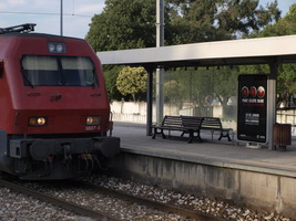 REFER POSTER IN TRAIN STATION